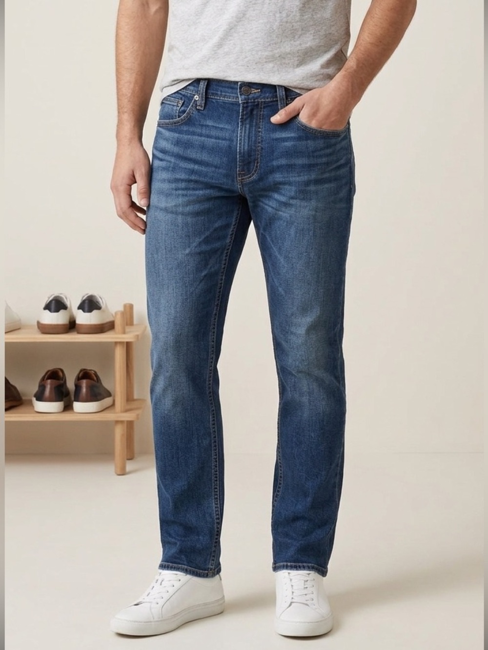 NWT Levi’s 511 Slim Fit Flex Jeans Men’s 34x30 Stretch Dark Wash Denim